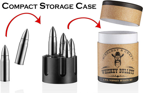 Mixology & Craft 6 XL whiskey stones chill fast without melting, preserving flavor