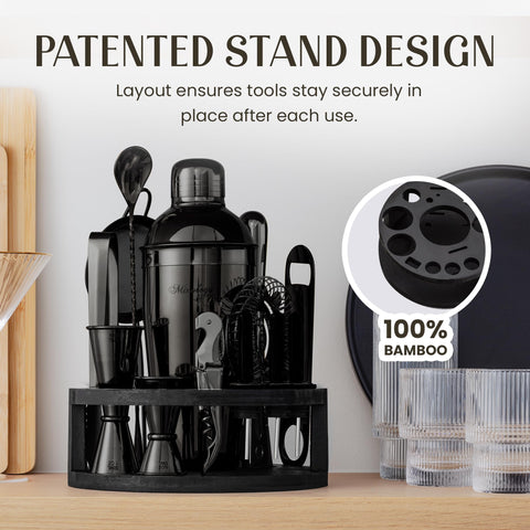 Mixology and Craft Bartender Kit double jiggers for accurate measurements.
