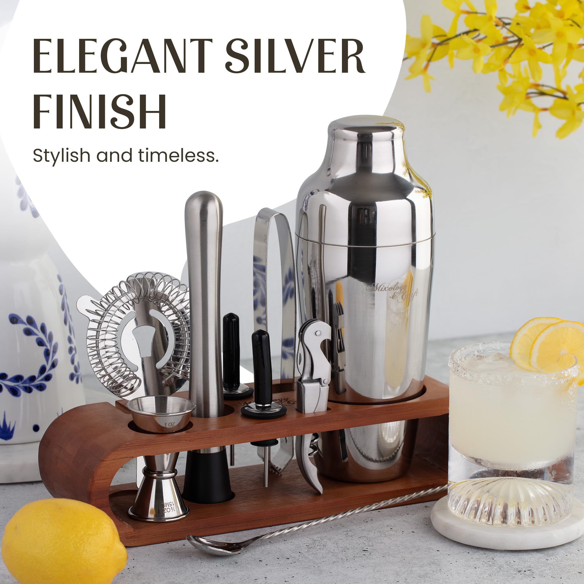 Mixology & Craft liquor pourers provide steady pour control for recipes.