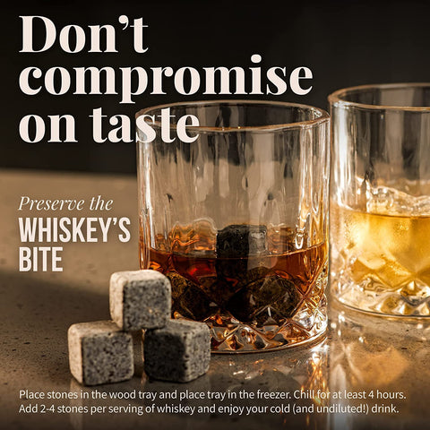 Mixology & Craft dark granite stones add a luxe touch.
