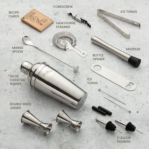 Mixology & Craft Hawthorne strainer close-up for clean pours.