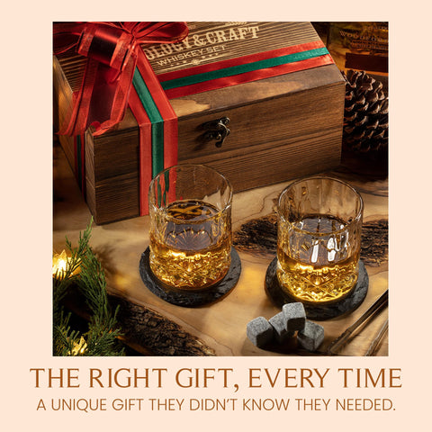 Mixology & Craft ready-to-gift packaging creates a thoughtful holiday surprise.