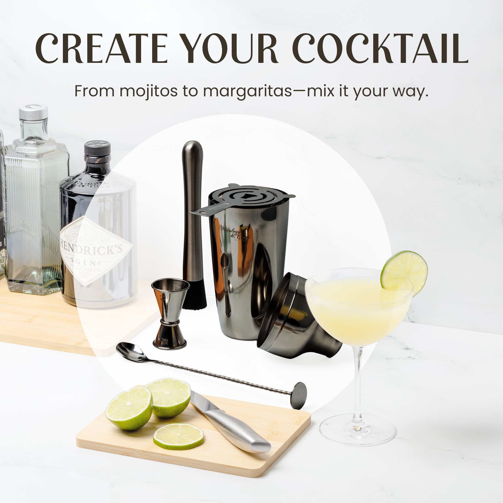 Mixology & Craft spiral bar spoon enabling precise stirring.
