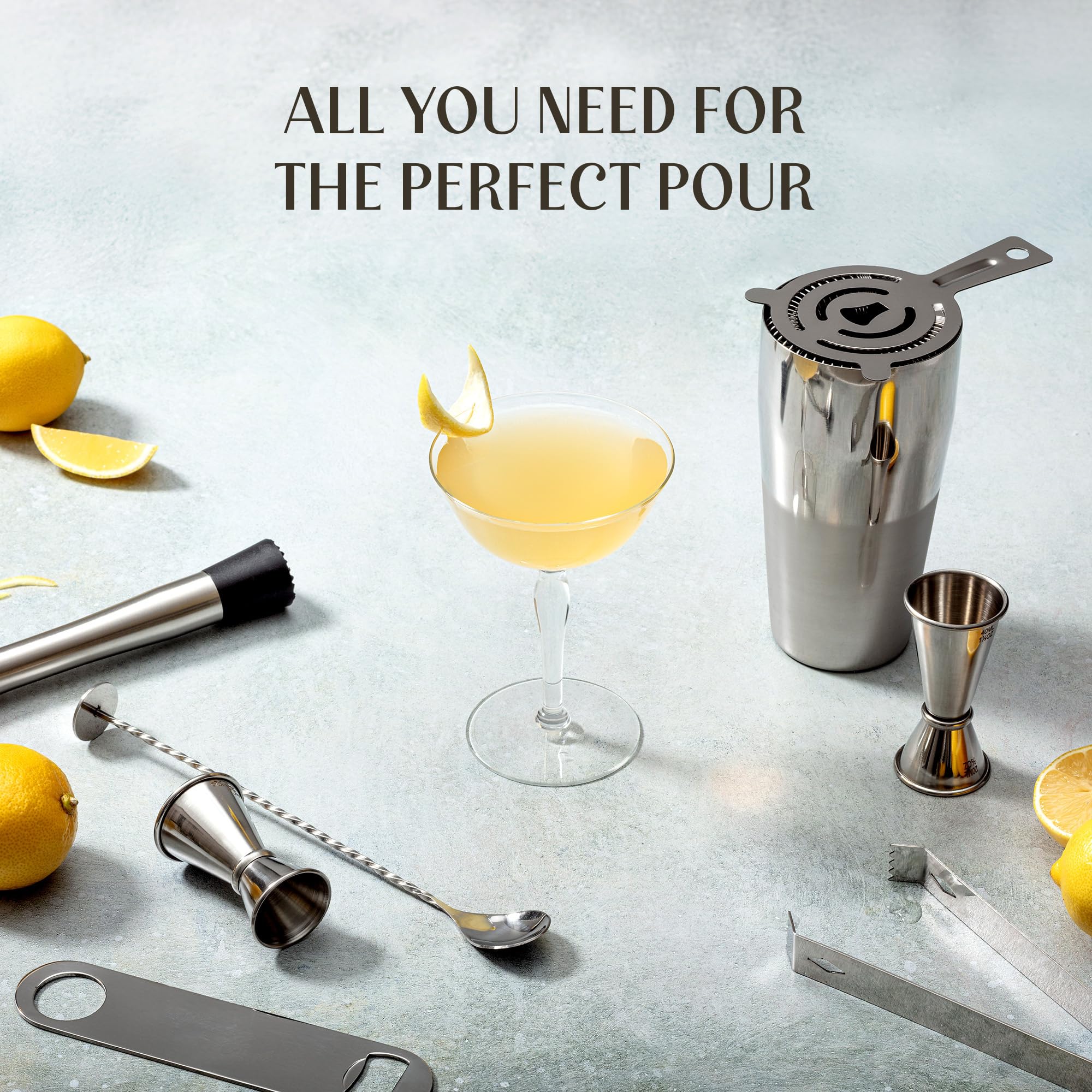 Mixology & Craft travel tube case ready for on-the-go entertaining.