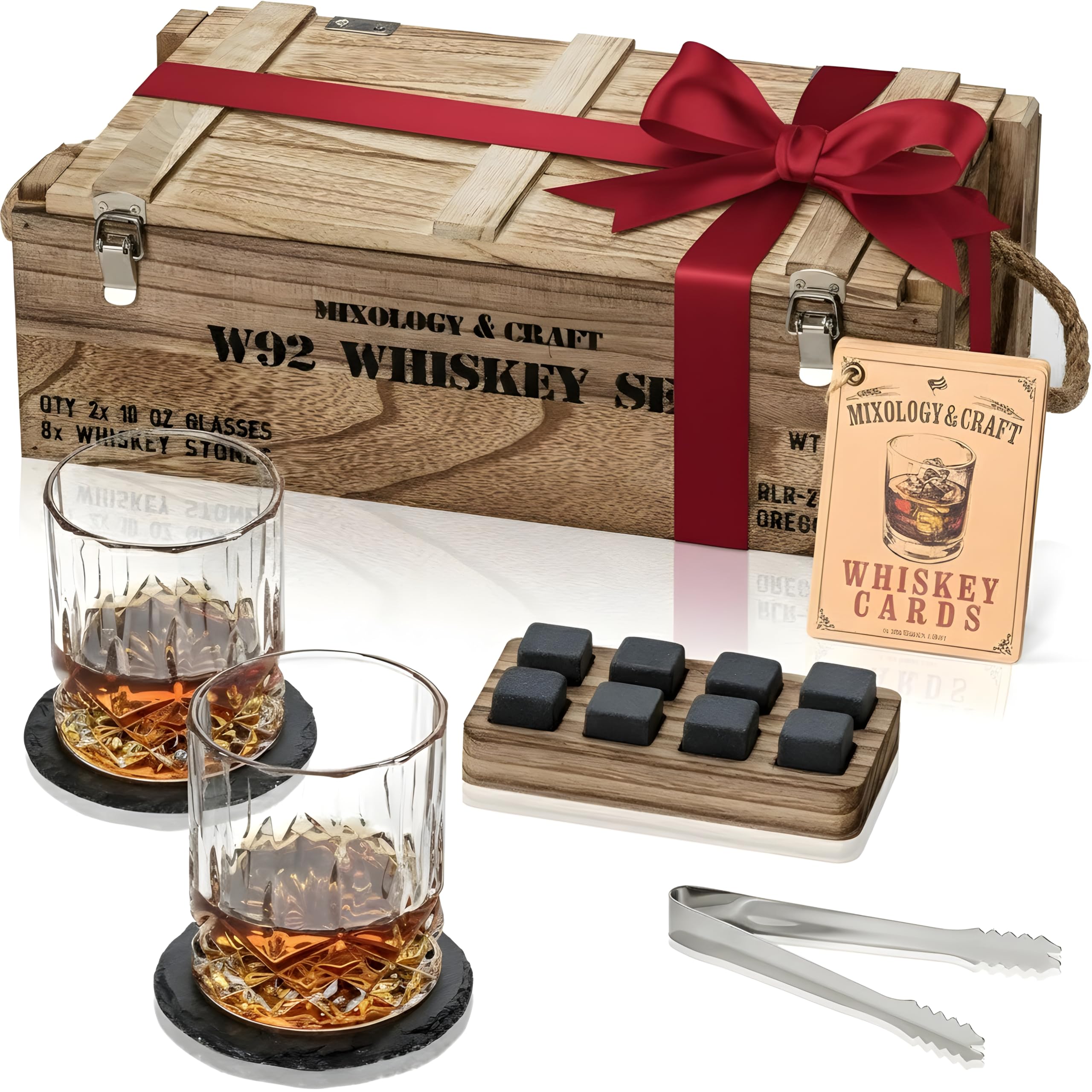Mixology & Craft whiskey glasses: two crystal glasses for refined tasting experiences.