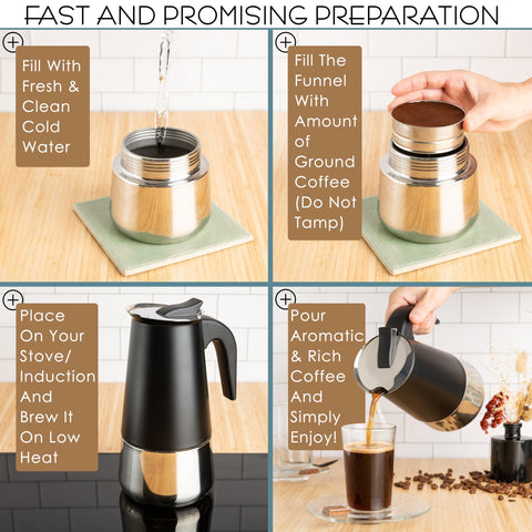Mixpresso built-in filter reduces waste by avoiding paper filters