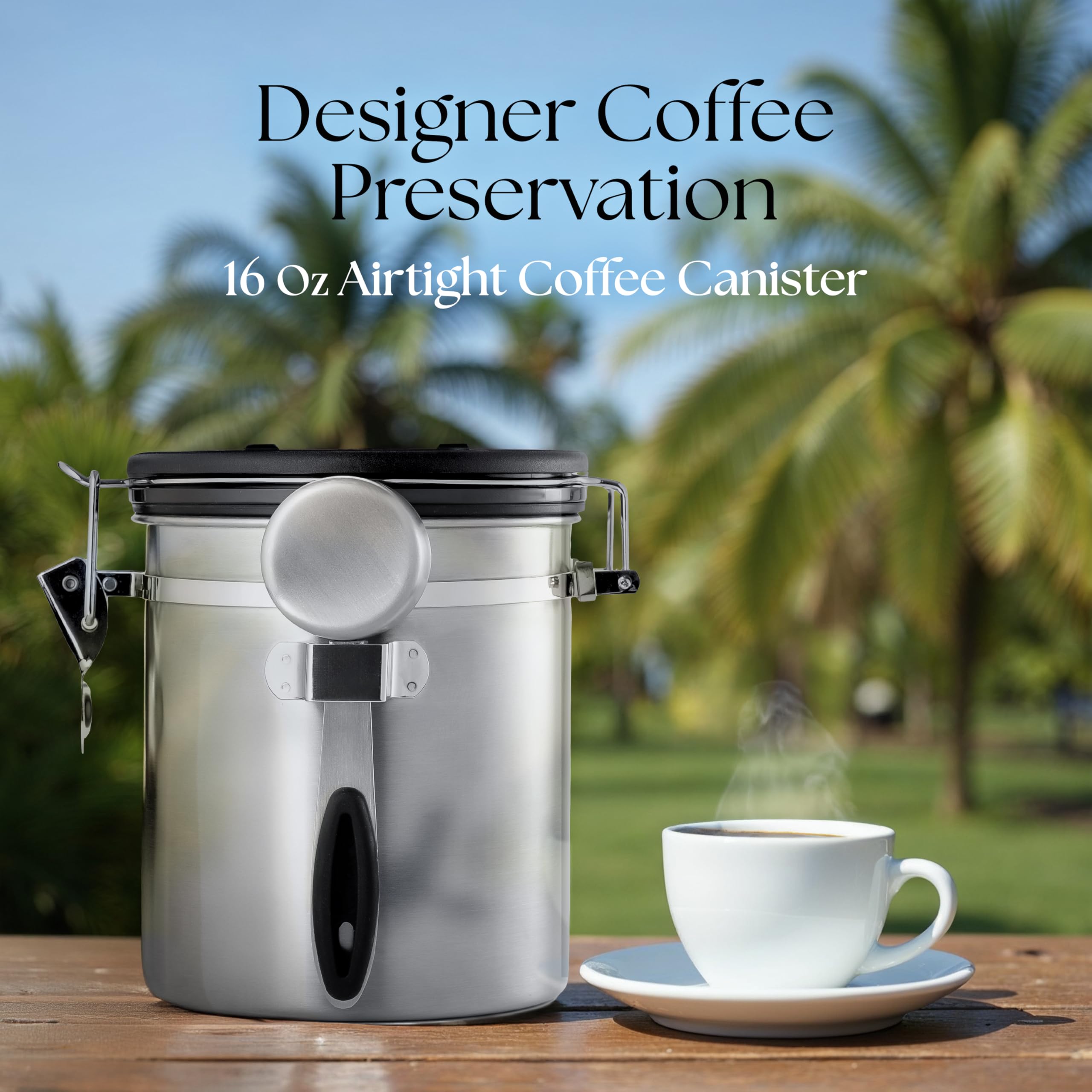 Mixpresso compact canister fits on any shelf