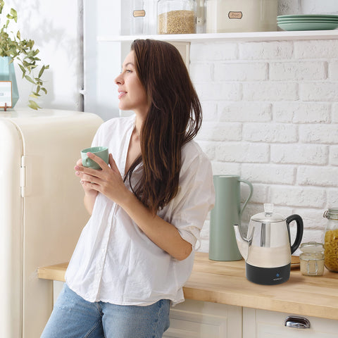 Indicator light on Mixpresso signals coffee readiness for convenience