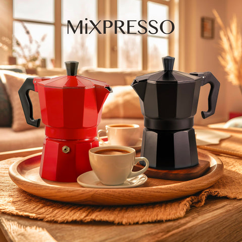 Mixpresso Moka Pot cleaning, quick soap and water rinse.