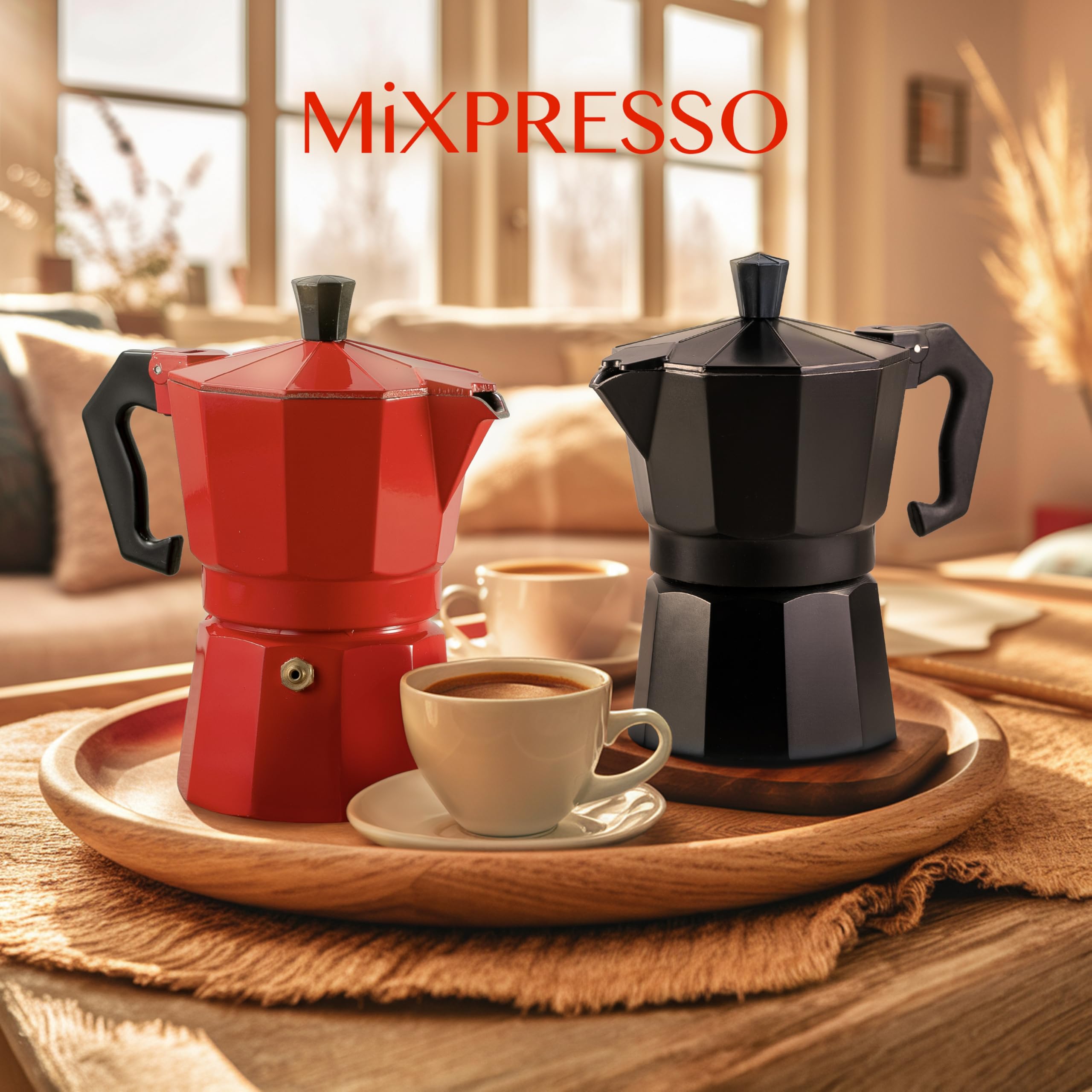 Ideal for camping trips and quick espresso at dawn