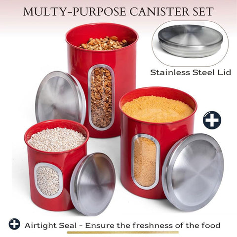 Mixpresso airtight lids ensure freshness for cereals and other dry foods.