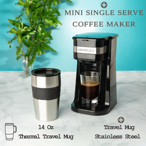 Mixpresso reusable filter removable for easy, eco-friendly brewing.