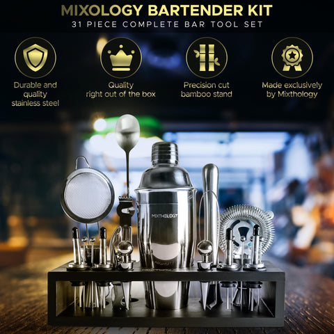 Mixthology corkscrew with foil opener for quick bottle access
