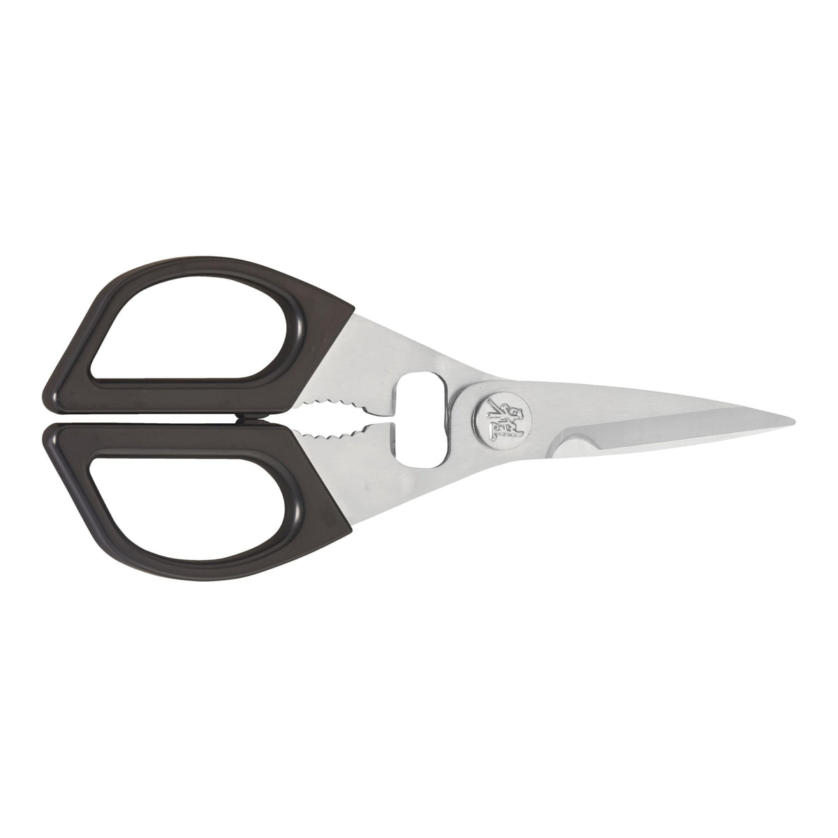 Miyabi Kitchen Shears with micro-serrated blades for precise herb cutting