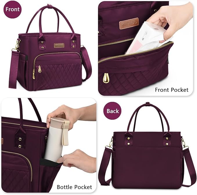 MIYCOO lunch bag leakproof liner prevents spills during commutes