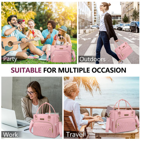 MIYCOO lunch bag waterproof fabric protects contents during commutes