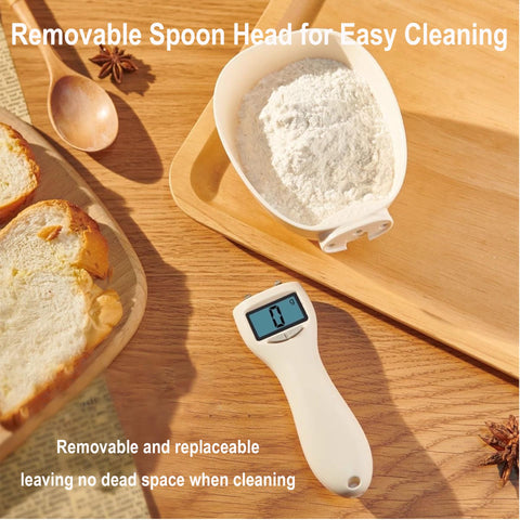 Miyonsin digital spoon measures flour accurately for baking consistency
