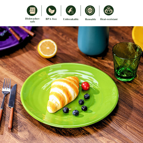 MIYOPESI BPA-free and lead-free plates ensure safe family meals.