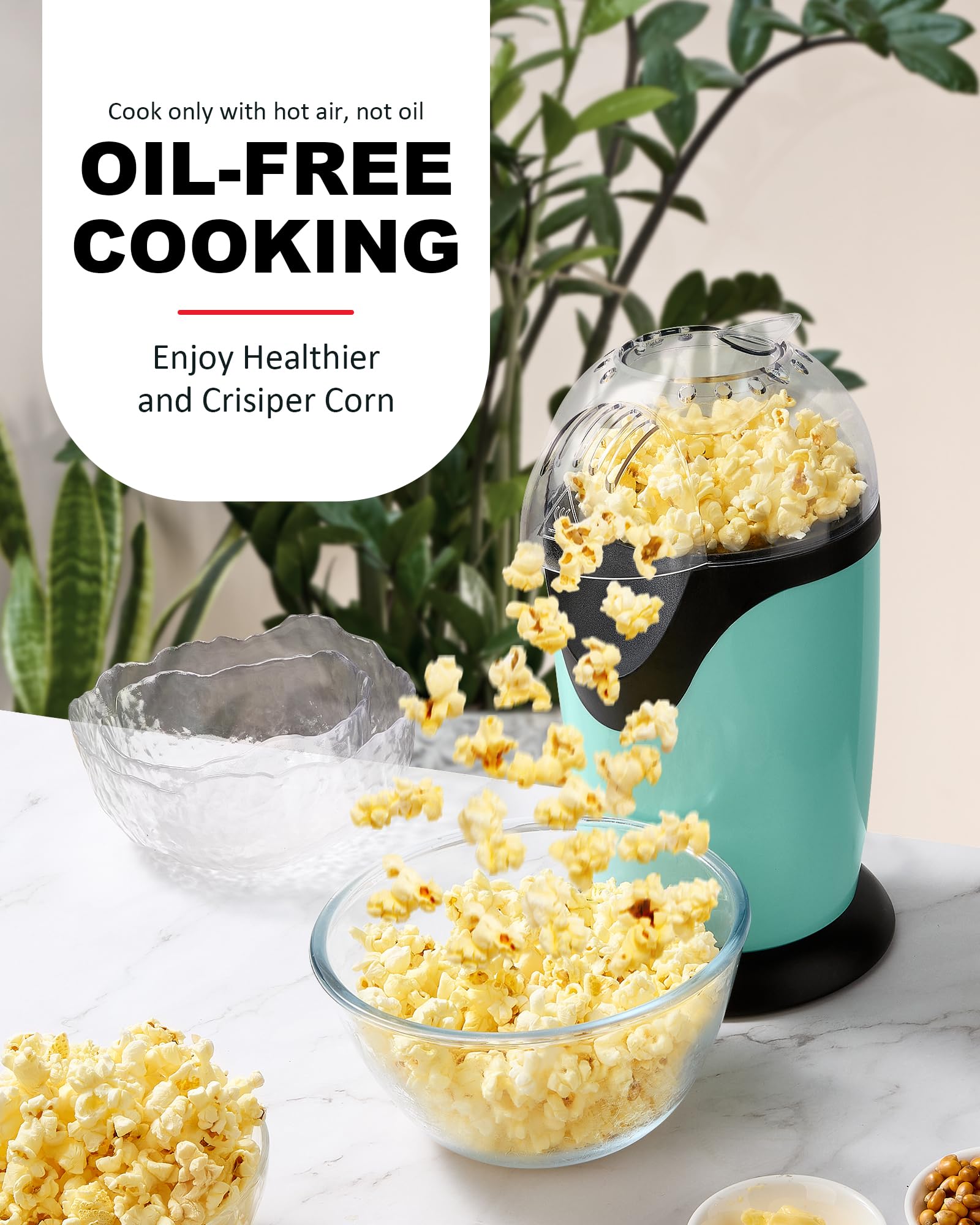 Miyugame popcorn maker dorm room setup shows portable countertop use