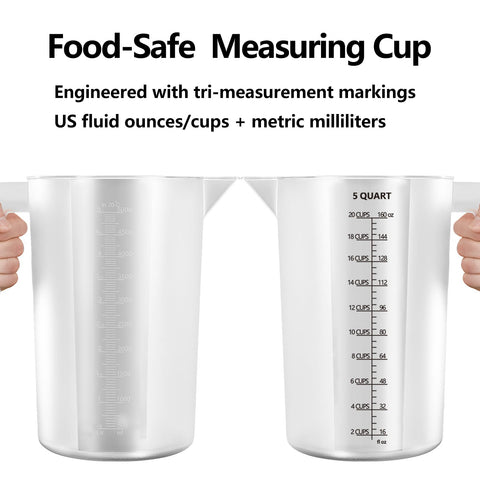 MiziDo pour pitcher with triple-scale measurements for accurate liquid mixing.
