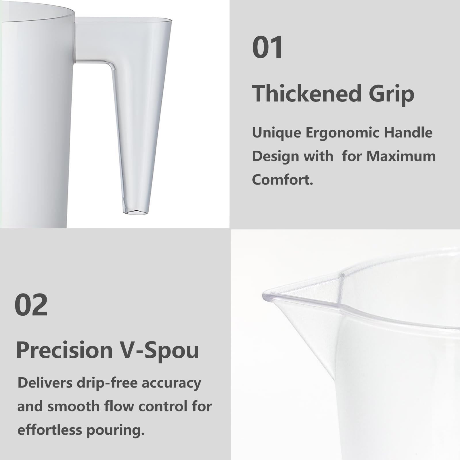 MiziDo versatile measuring cup for kitchen, labs, and farms.