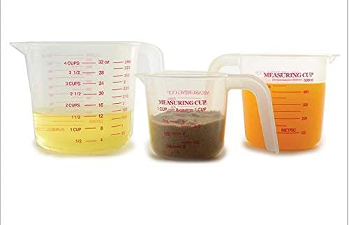 MIZORLIE stackable measuring cups save cupboard space and simplify storage