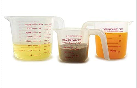 MIZORLIE stackable measuring cups save cupboard space and simplify storage