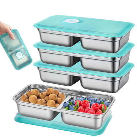 MJDYTYT leakproof snack container lid keeps contents secure for on-the-go meals