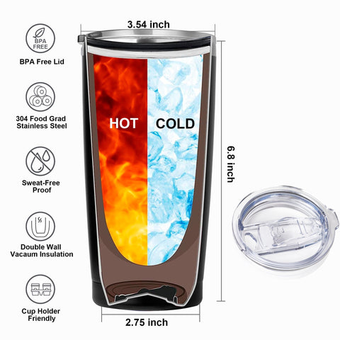 MJZAKEFR clear BPA-free lid tumbler supports mess-free on-the-go use.