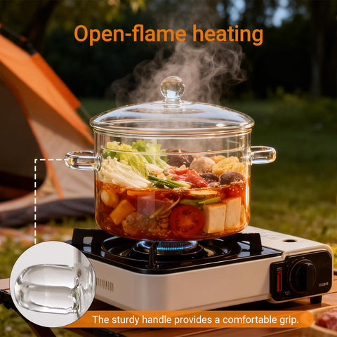 MJZQCD 64oz capacity supports large servings and batch cooking.