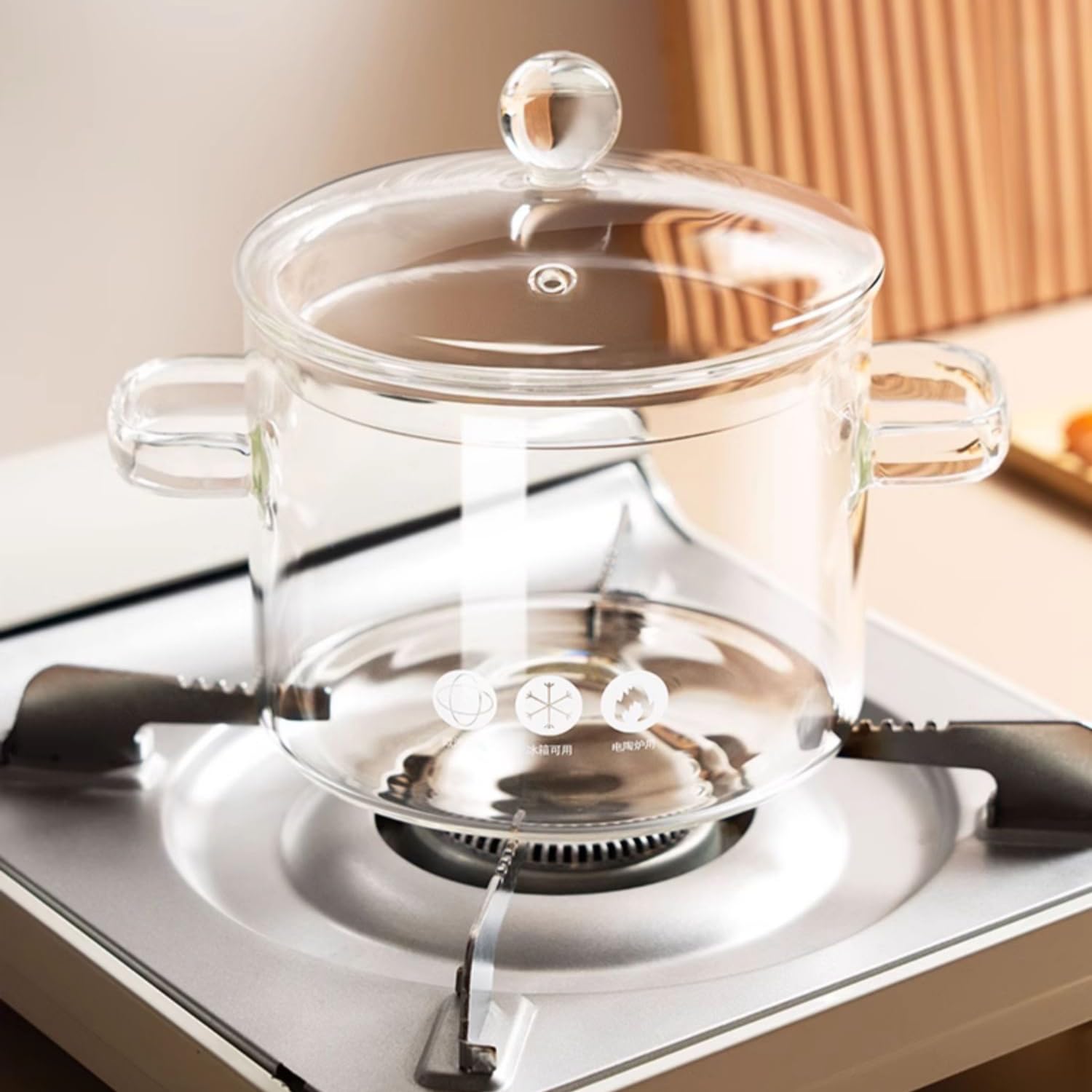 MJZQCD handmade borosilicate glass preserves flavor during cooking.