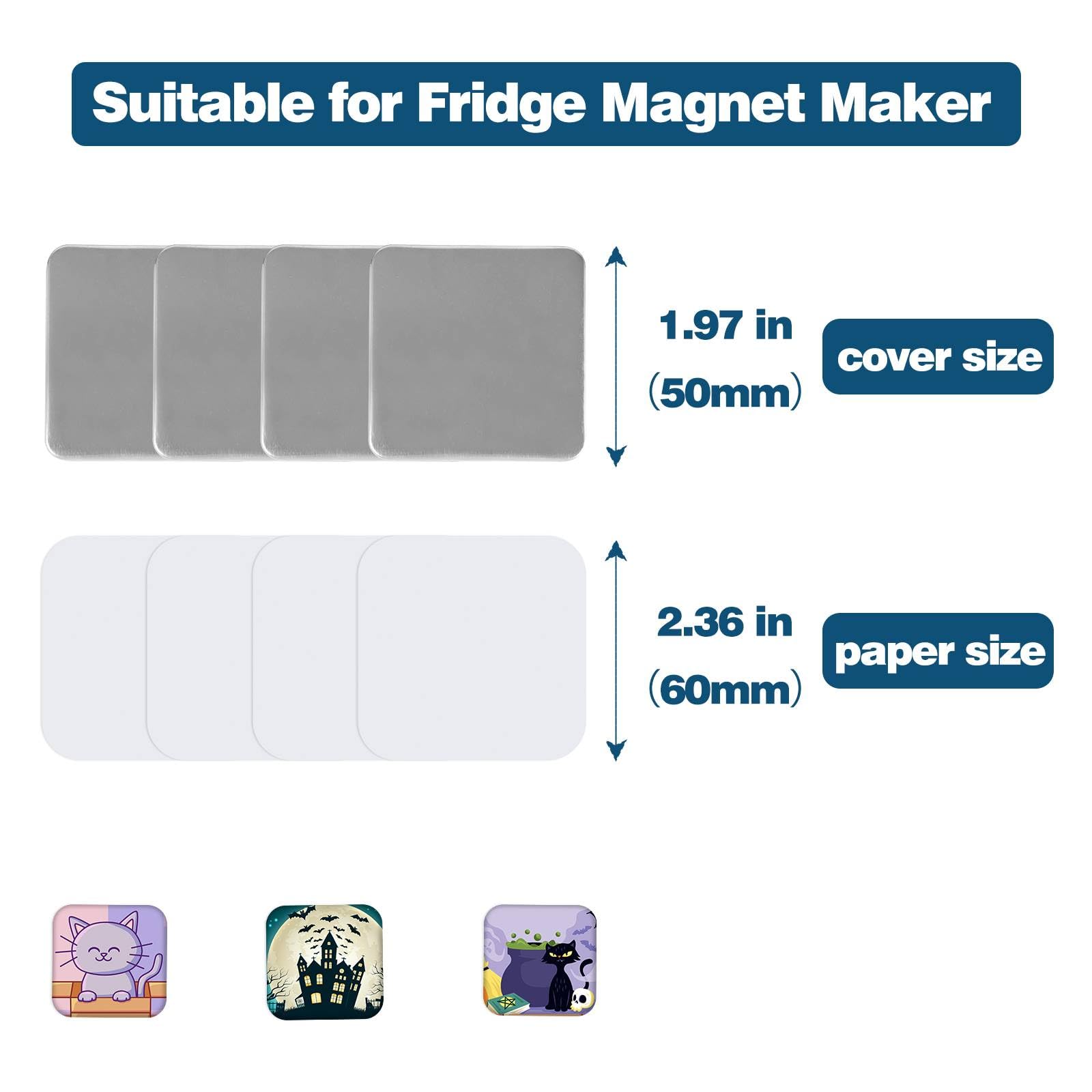 MK.Bear square button kit blank square paper ready for quick designs