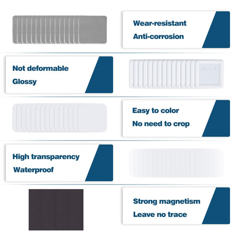 MK.Bear square button kit transparent film protects photos with a smooth finish
