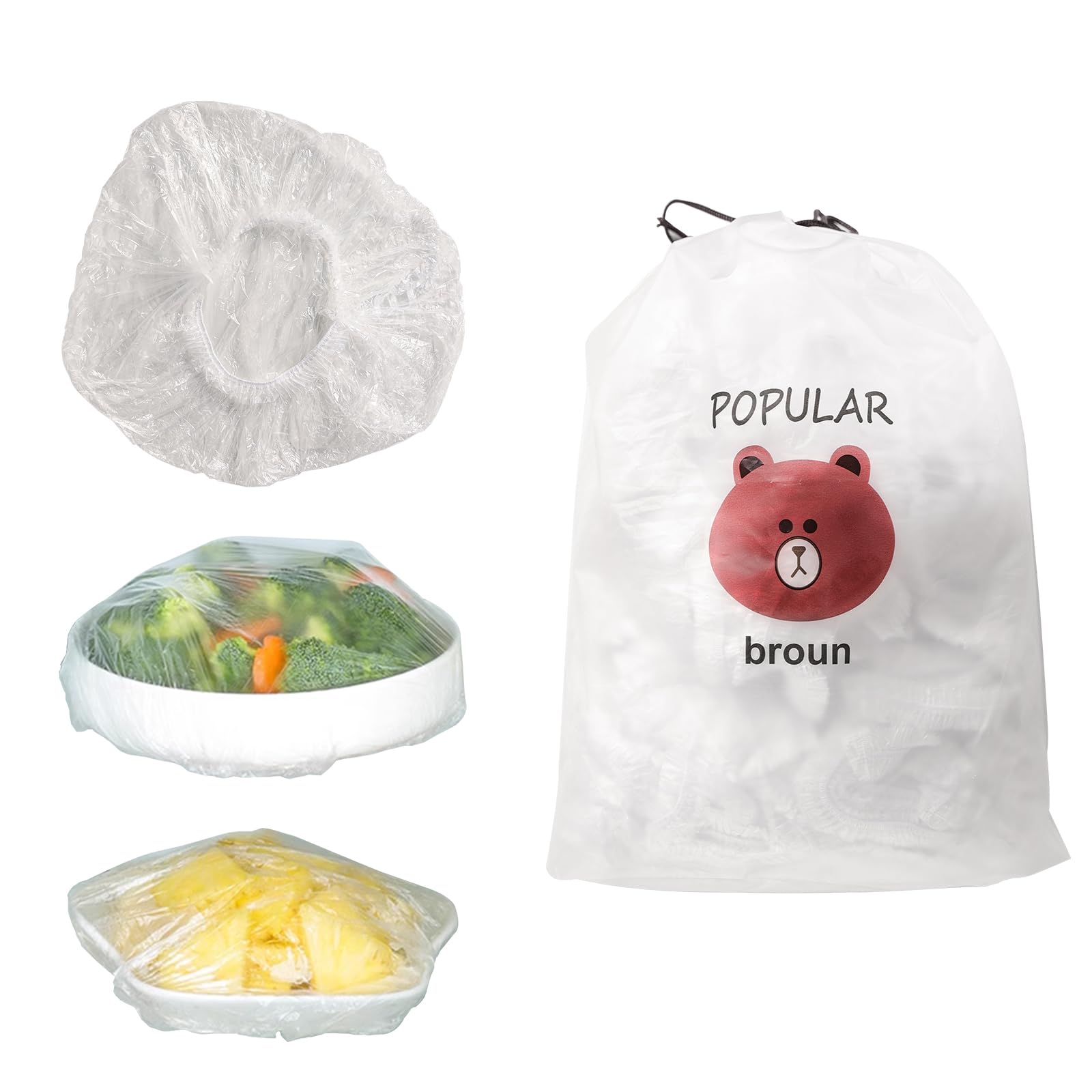 MKHS fresh keeping bags elastic bowl covers for airtight bowls