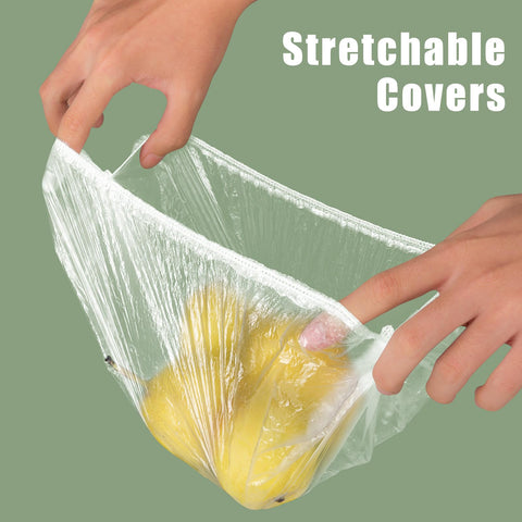 MKHS plastic sealing elastic stretch lids fit multiple containers