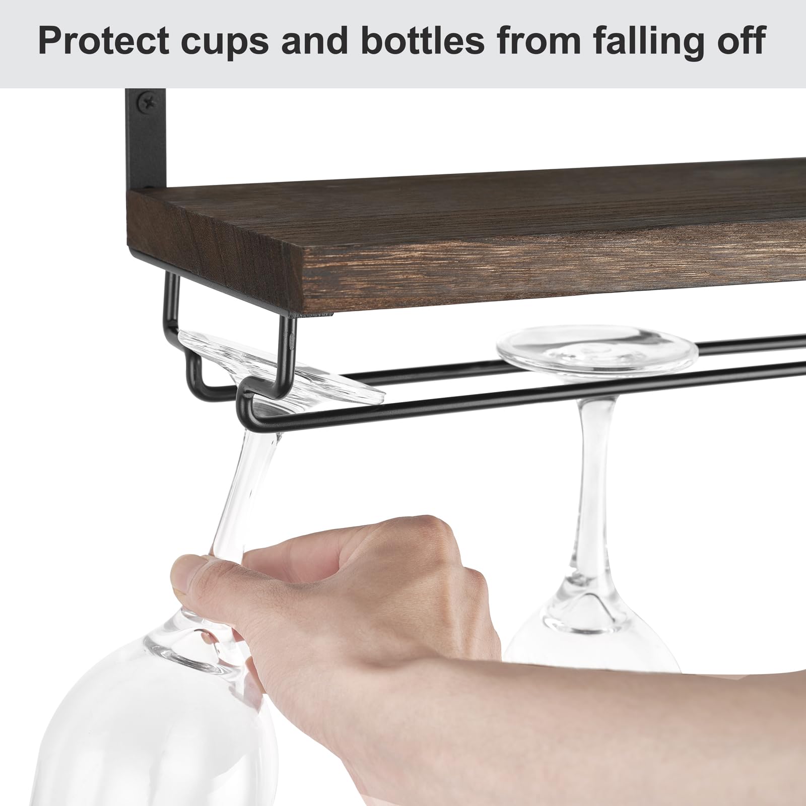 Mkono dining room display highlights rustic charm and versatile wine storage in homes.