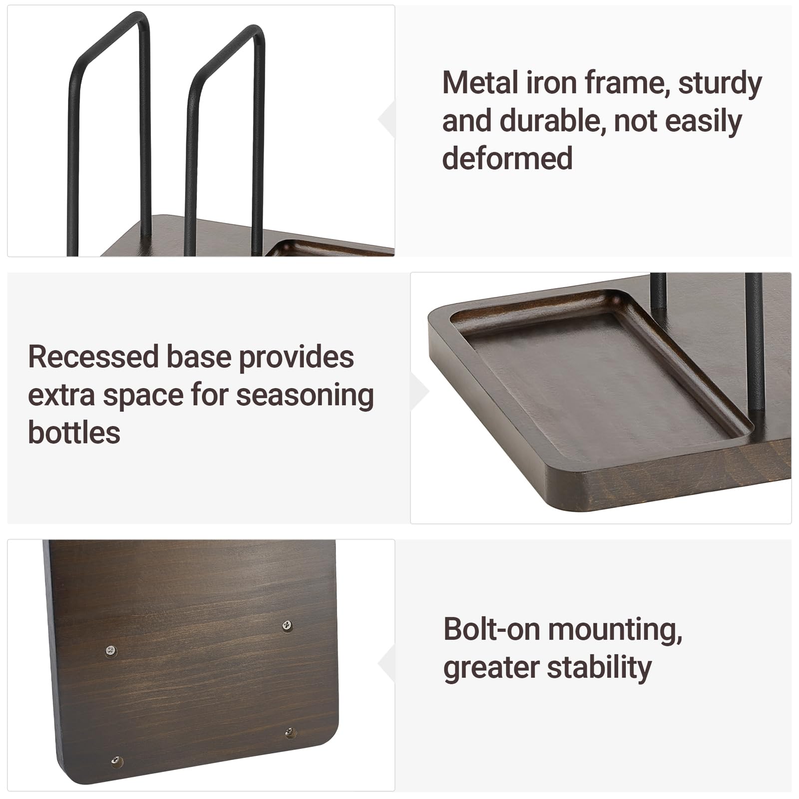 Mkono rustic brown napkin dispenser suitable for kitchen, dining, and bar