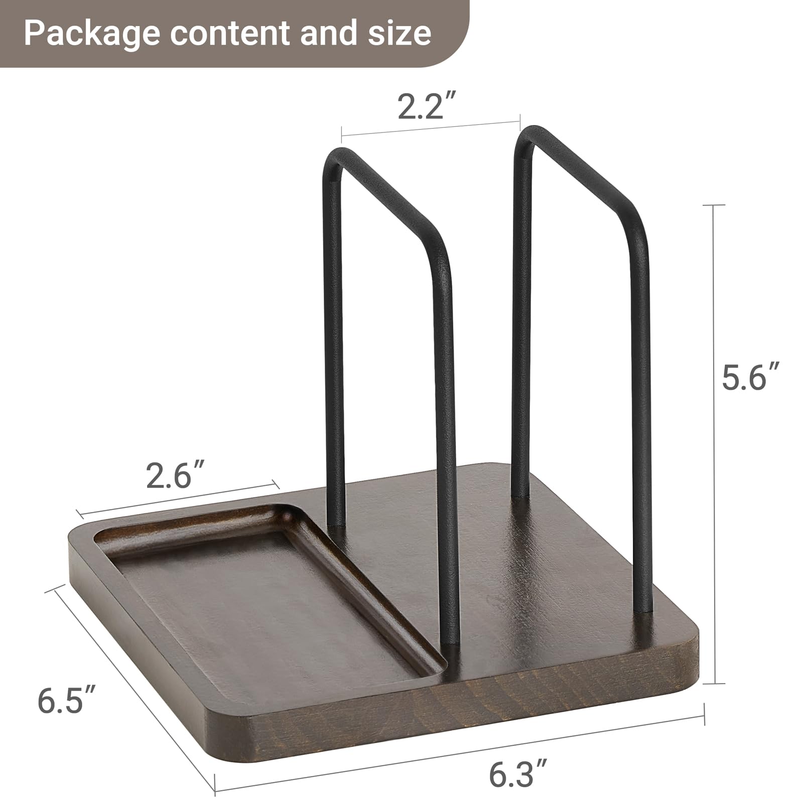Easy-assemble Mkono napkin holder blends with farmhouse decor