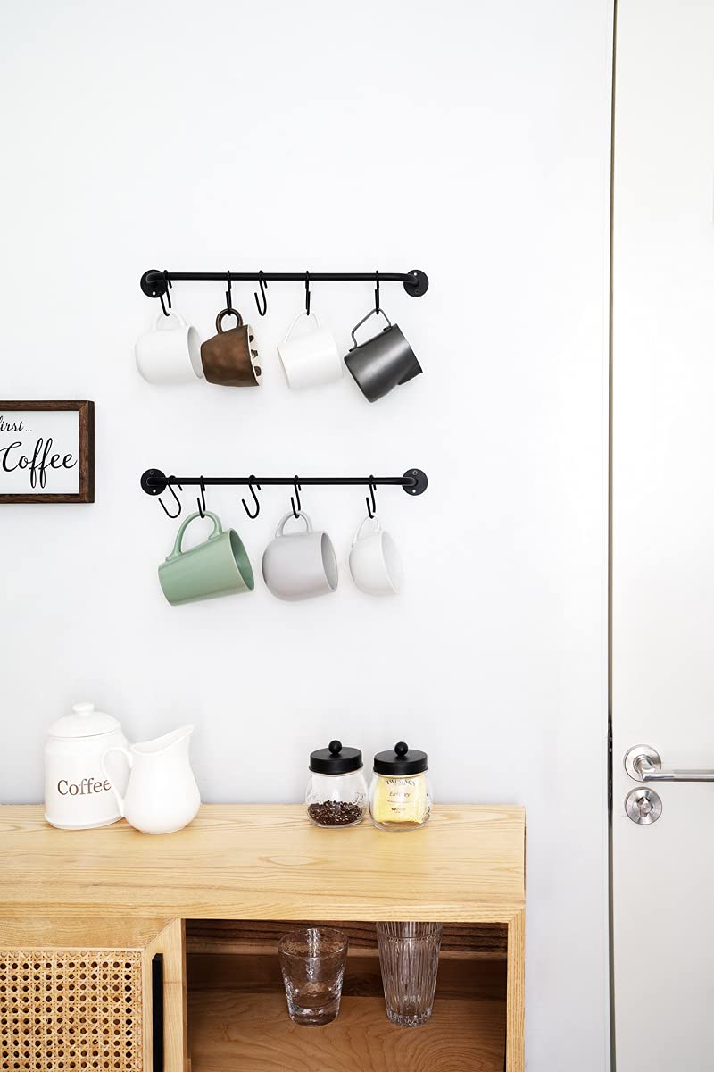Mkono set of 2 mug racks keeps cups neatly displayed.