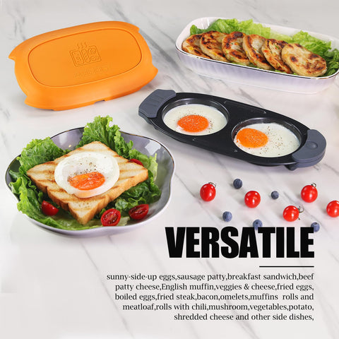 MKYSAIL nonstick surface ensures easy egg release and minimal cleanup.