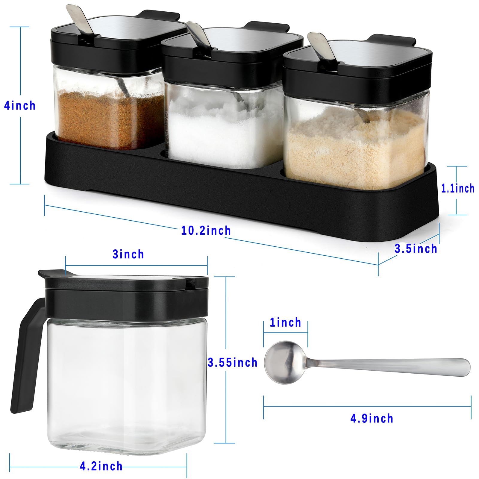 Compact 3-pack suits kitchen, buffet, cafe, or entertaining setups