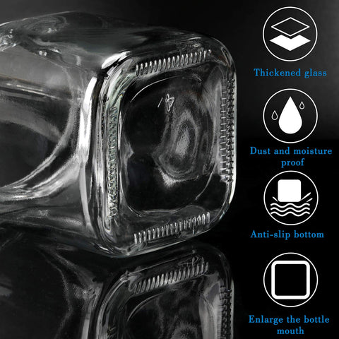 Wide-mouth design of Mlici jars enables fast refills and cleaning