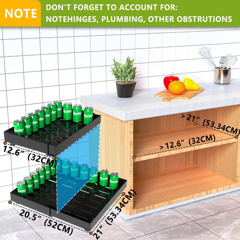 Mlinavn heavy-duty steel drawers hold up to eighty pounds.