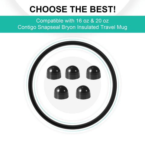 MLKSI rubber stopper for Bryon seals maintains clean, odor-free travel mugs.