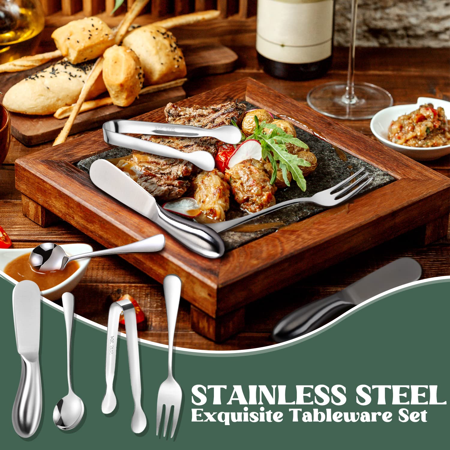 Mlurcu gift ready dining tools box showcasing quality presentation