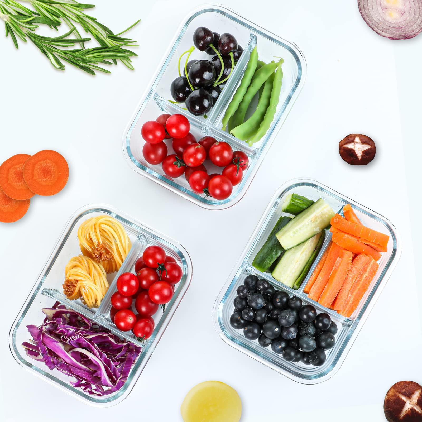 M MCIRCO lunch box keeps meals organized for work or school