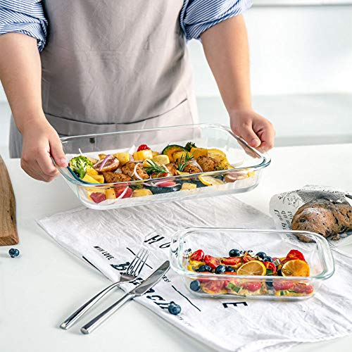 M MCIRCO 3-2 qt glass dish with lid great for family meals