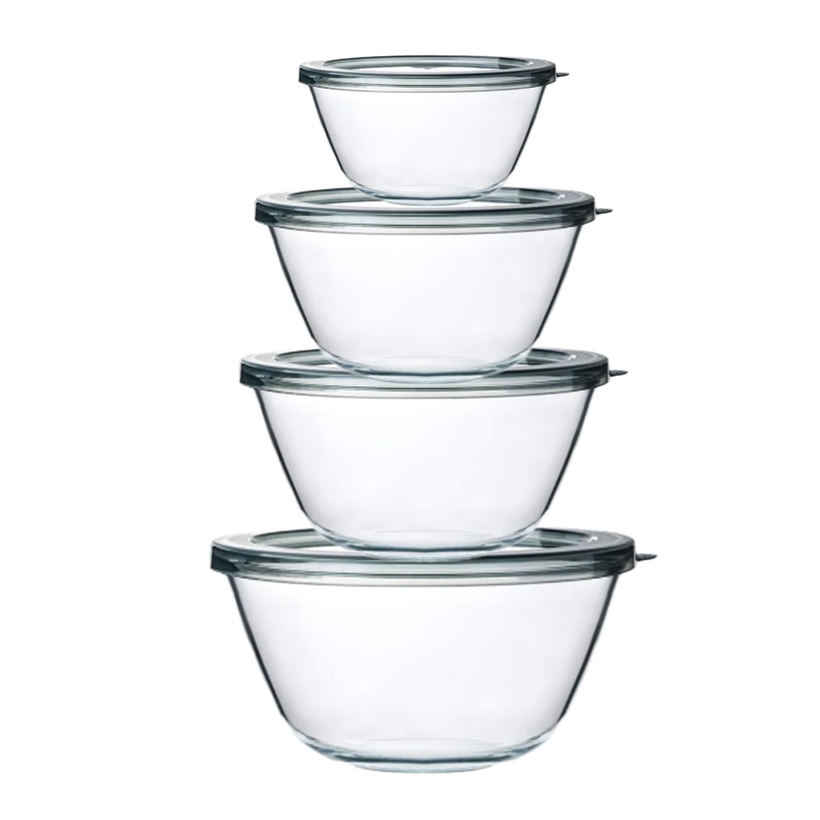 M MCIRCO glass mixing bowls 0.8 qt assembled for quick prep and small-batch mixing