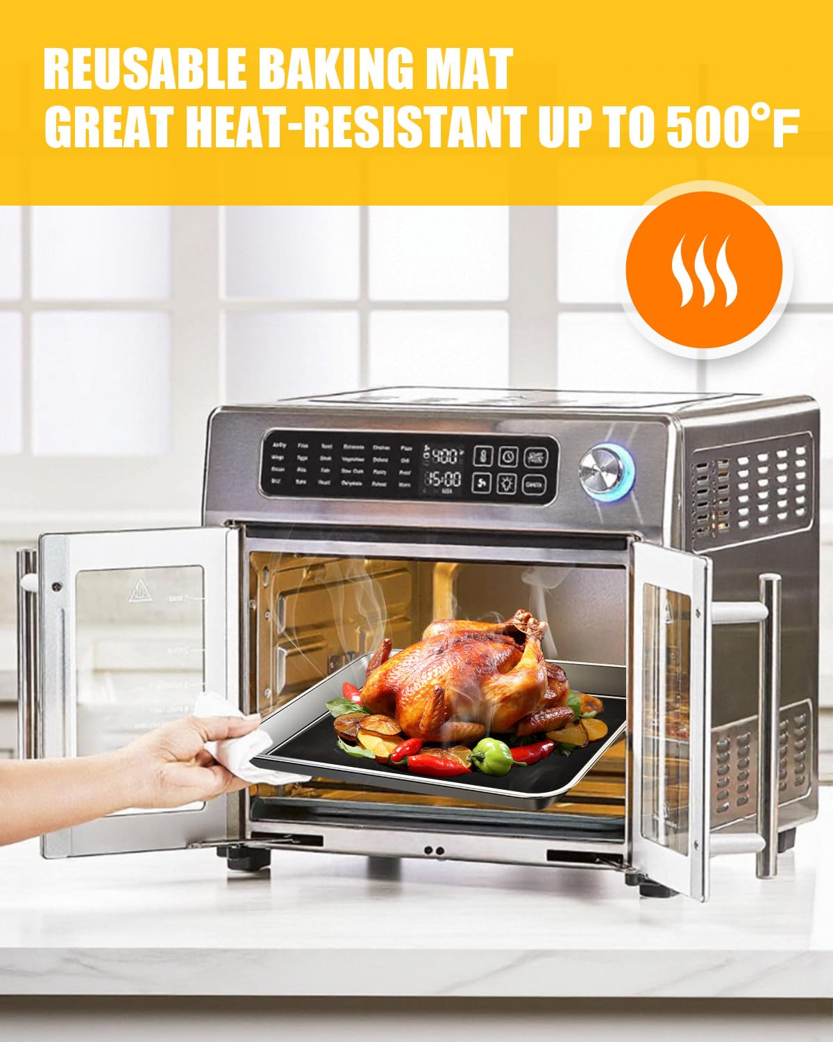 MMH air fryer oven accessories set for versatile baking tasks.