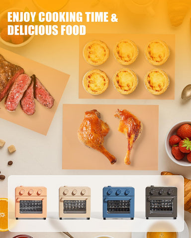 MMH liners fit a 6-in-1 air fryer and toaster oven for mess-free meals.